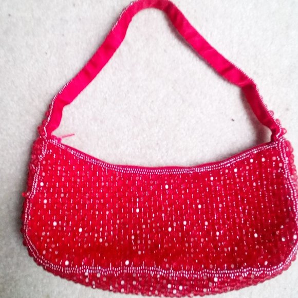 Bloomingdale's Handbags - Bloomingdales Beaded Evening Handbag NEW